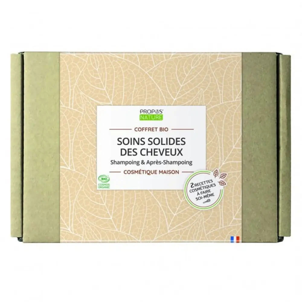 [PN027] Coffret Recette, Soins solides des cheveux - Bio